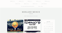 Desktop Screenshot of midlandmenus.com