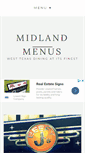 Mobile Screenshot of midlandmenus.com